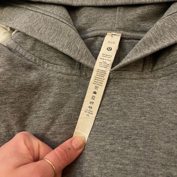Lululemon LA Oversized Hoodie Grey - Picture 3 of 4